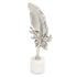 Feather With White Marble